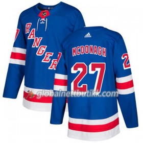 New York Rangers Hockeydrakt Ryan McDonagh 27 2017-2018 Blå Adidas Authentic - Herre